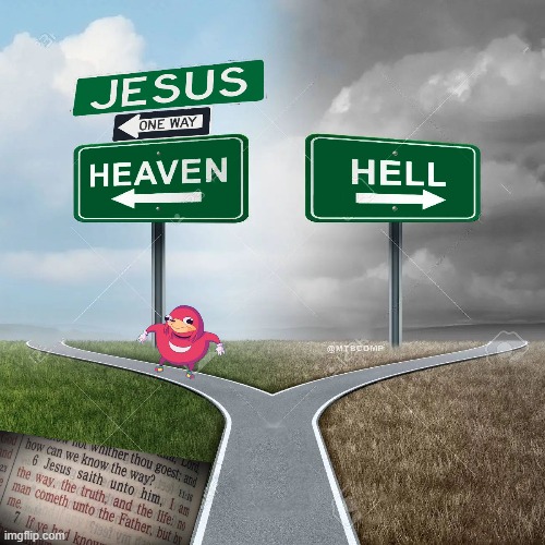 one way jesus sign