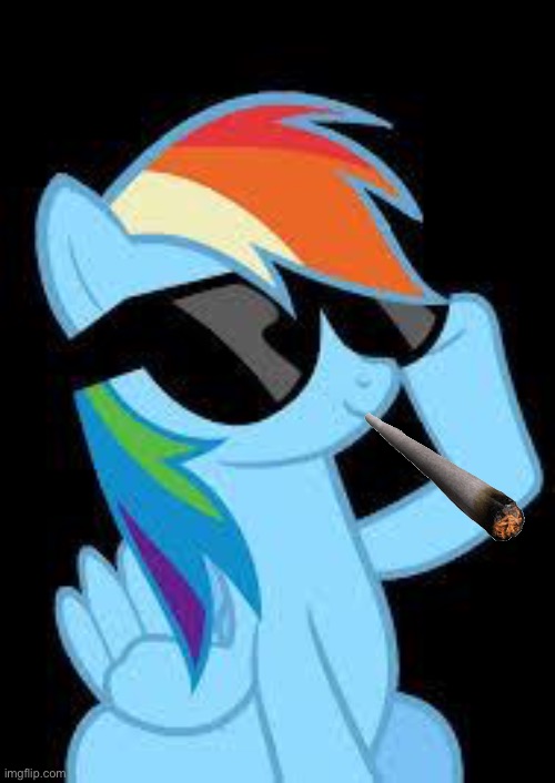 Rainbow Dash IRL | image tagged in rainbow dash glasses | made w/ Imgflip meme maker