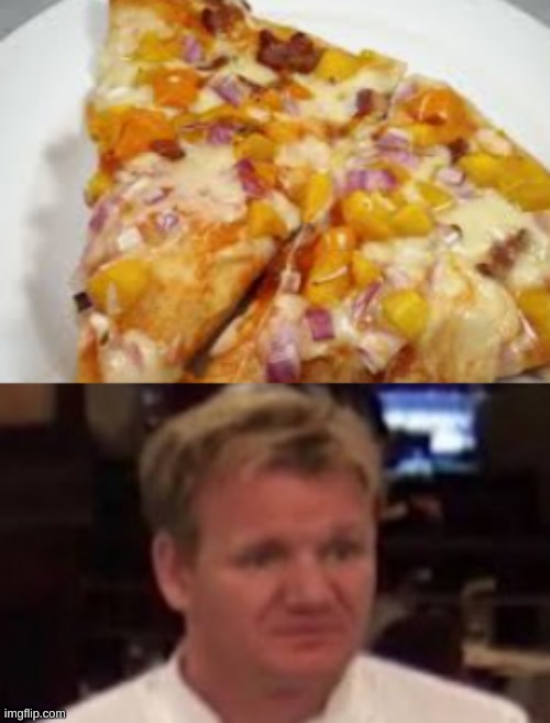Mango pizza's a thing | made w/ Imgflip meme maker