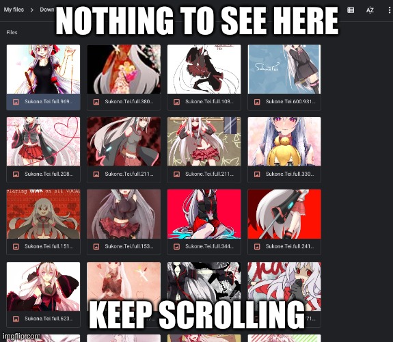 NOTHING TO SEE HERE; KEEP SCROLLING | made w/ Imgflip meme maker