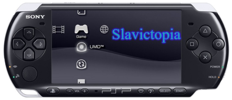 Sony PSP-3000 | Slavictopia | image tagged in sony psp-3000,slavictopia,slavic,slm | made w/ Imgflip meme maker