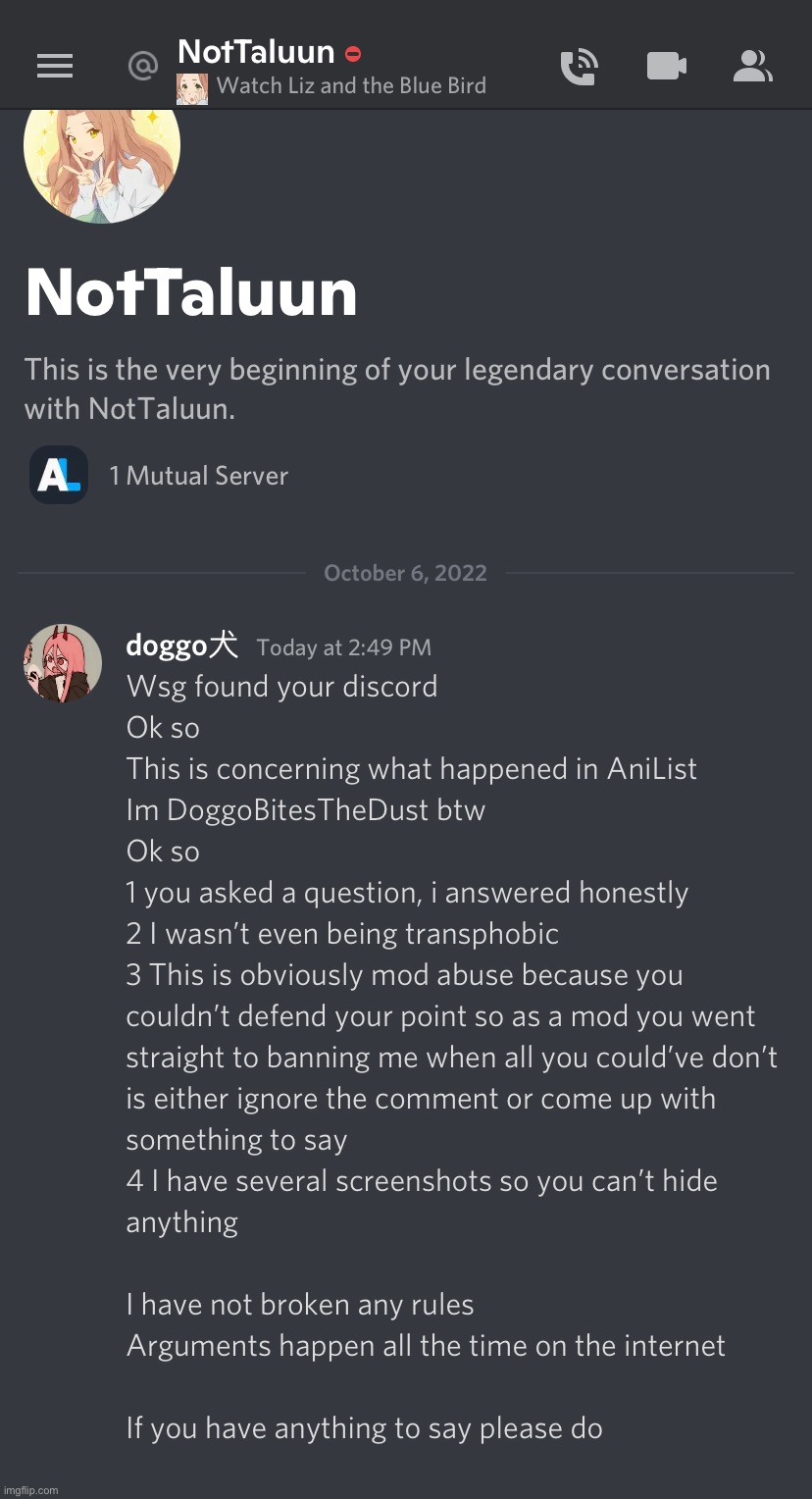 I found the mf who banned me discord | made w/ Imgflip meme maker