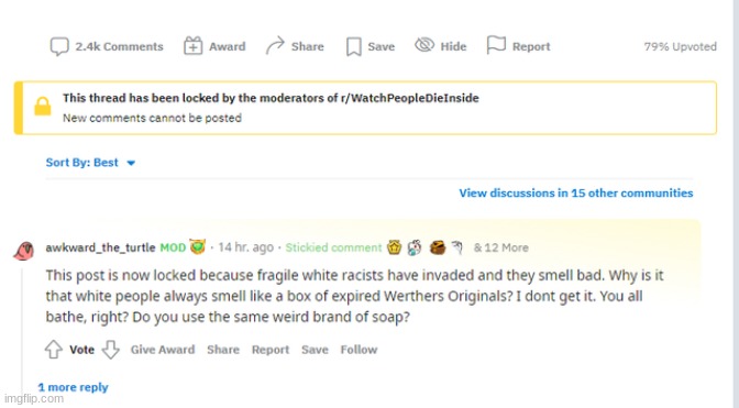 Least Retarted Reddit Mod. | made w/ Imgflip meme maker