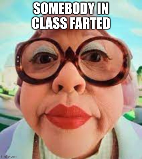 balls | SOMEBODY IN CLASS FARTED | made w/ Imgflip meme maker