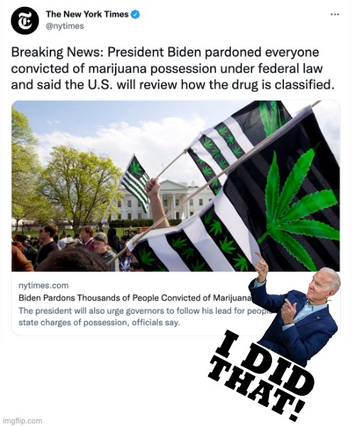 Legalized Weed + Marijuana Justice | image tagged in weed,justice,marijuana,420,joe biden | made w/ Imgflip meme maker