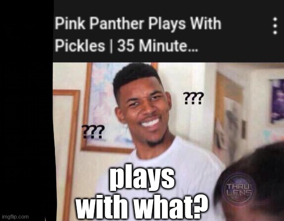 this was on my youtube home page | plays with what? | image tagged in black guy confused | made w/ Imgflip meme maker