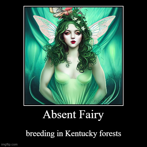 Absent Fairy | image tagged in funny,demotivationals | made w/ Imgflip demotivational maker