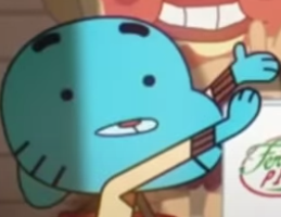 High Quality gumball shocked Blank Meme Template