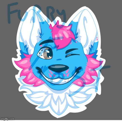 Sticker of Cory! By furryfrost | image tagged in memes,artwork,furry | made w/ Imgflip meme maker