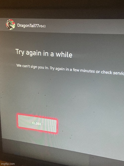 So I shut off my Xbox to see if it would help Rocket League load…NOW IT WONT LEMME SIGN IN EIEJODNDUDBJSOA | made w/ Imgflip meme maker