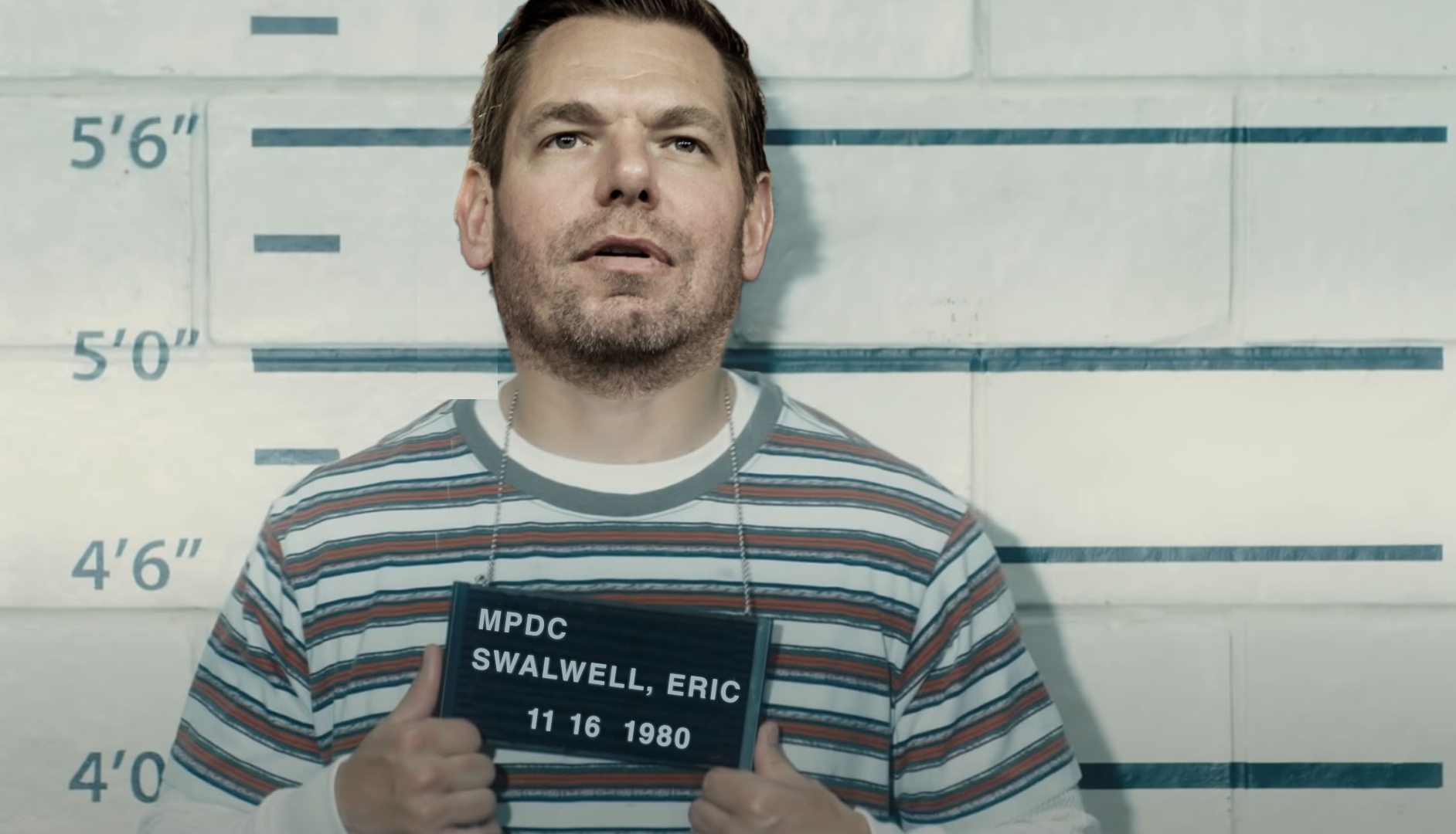 Eric Swalwell Mugshot Blank Meme Template