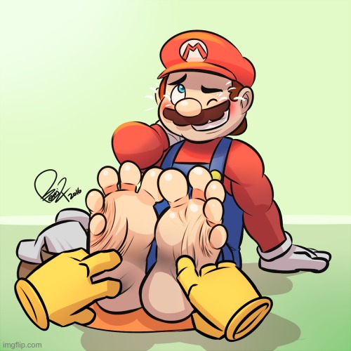 Mario Tickled | image tagged in mario tickled | made w/ Imgflip meme maker