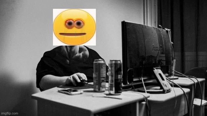 Gigachad On The Computer | image tagged in gigachad on the computer | made w/ Imgflip meme maker