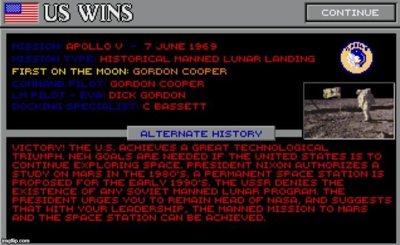 I just realized how weird it is to have two people named Gordon walk on the Moon on the same mission | made w/ Imgflip meme maker