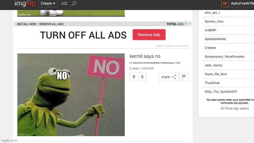 that was...coincidental | image tagged in ads,memes,meme,no,kermit,screenshot | made w/ Imgflip meme maker