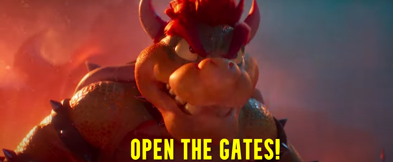 Open The Gates Blank Meme Template