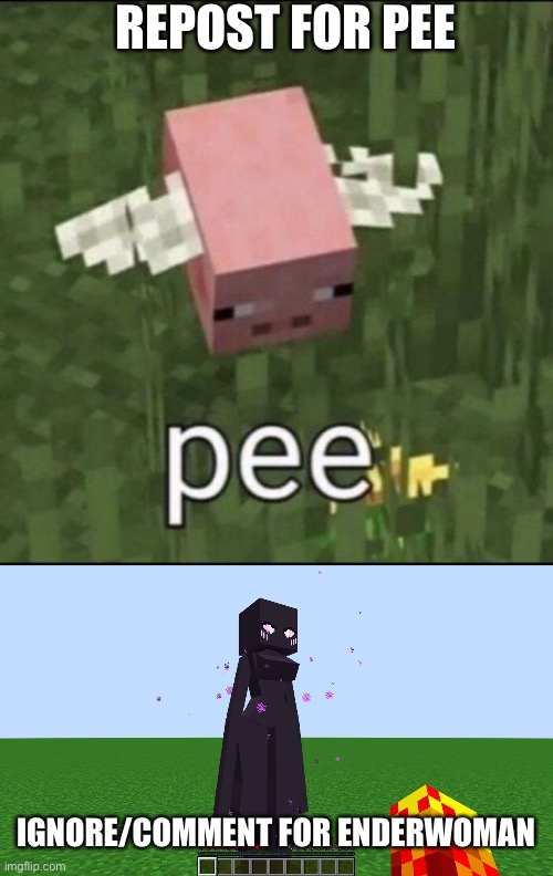 REPOST FOR PEE; IGNORE/COMMENT FOR ENDERWOMAN | image tagged in hmmmmmmmmmm | made w/ Imgflip meme maker