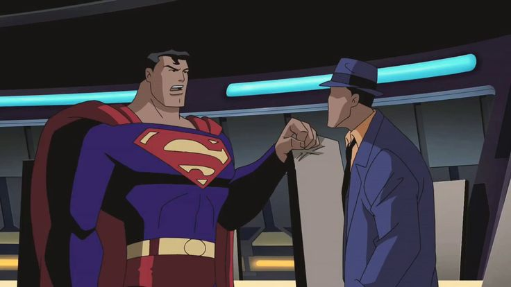 Superman and The Question Arguing Blank Meme Template