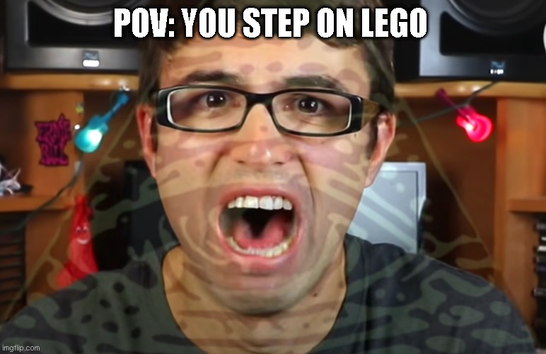 POV: You step on lego (Stevie T) | POV: YOU STEP ON LEGO | image tagged in stevie t,lego,stepping on a lego | made w/ Imgflip meme maker