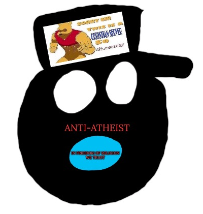 High Quality anti-atheist ball Blank Meme Template