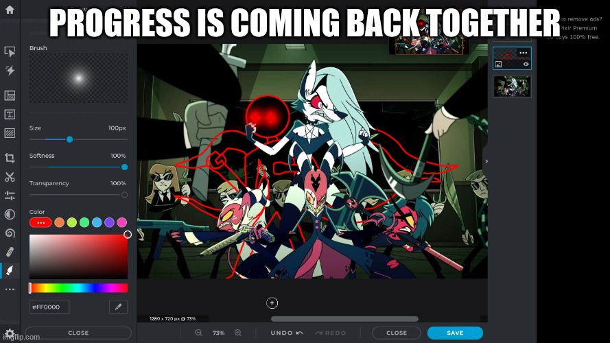 PROGRESS IS COMING BACK TOGETHER | made w/ Imgflip meme maker