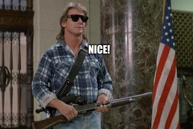 They Live | NICE! | image tagged in they live | made w/ Imgflip meme maker