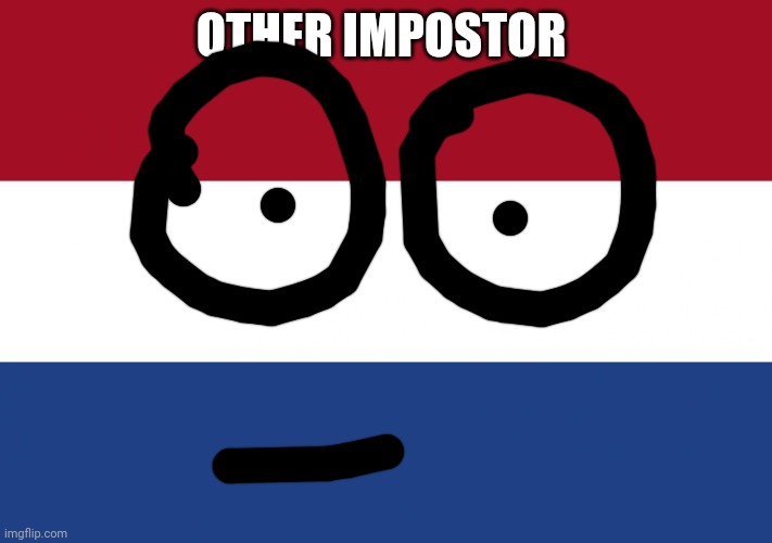 Netherlands Flag | OTHER IMPOSTOR | image tagged in netherlands flag | made w/ Imgflip meme maker