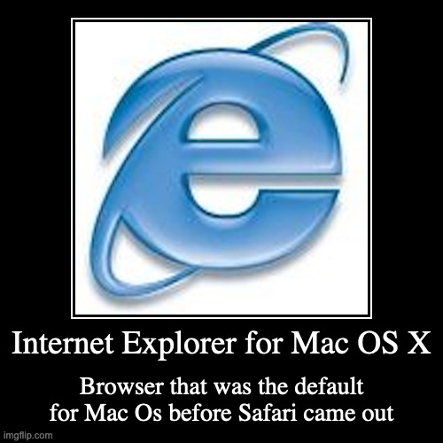 internet explorer for mac os x
