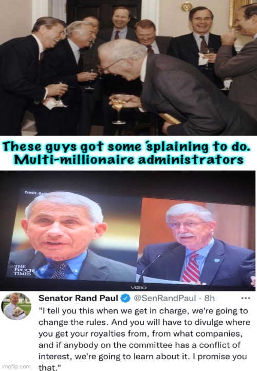 Tell us all — Under Oath — in front of God, the World… Everybody | image tagged in memes,fauci collins dayzack,u do something u own it,put yer name on it,if it causes harm u must pay for it,fjb voters | made w/ Imgflip meme maker