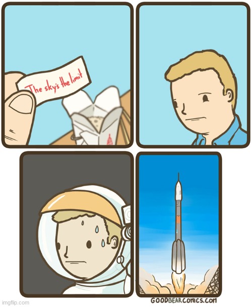 Uh oh | image tagged in dark humor,blast off,rocket ship | made w/ Imgflip meme maker