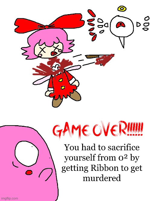 Kirby 64 (Worst Ending) | image tagged in kirby,gore,blood,funny,cute,comics/cartoons | made w/ Imgflip meme maker