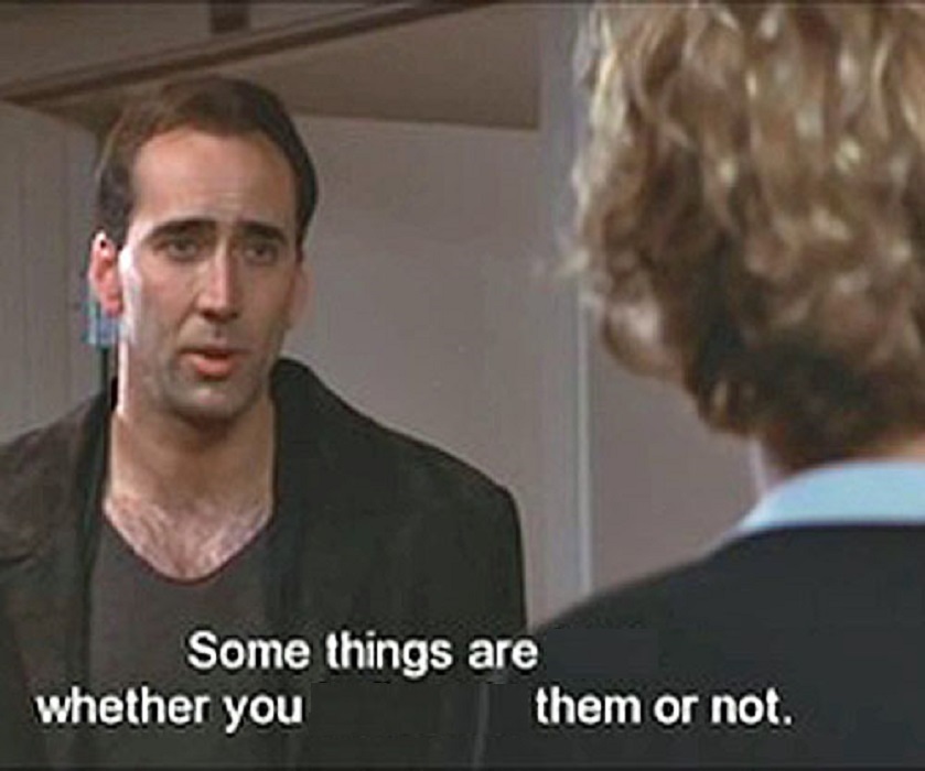 NIC CAGE "SOME THINGS ARE _____" Blank Meme Template