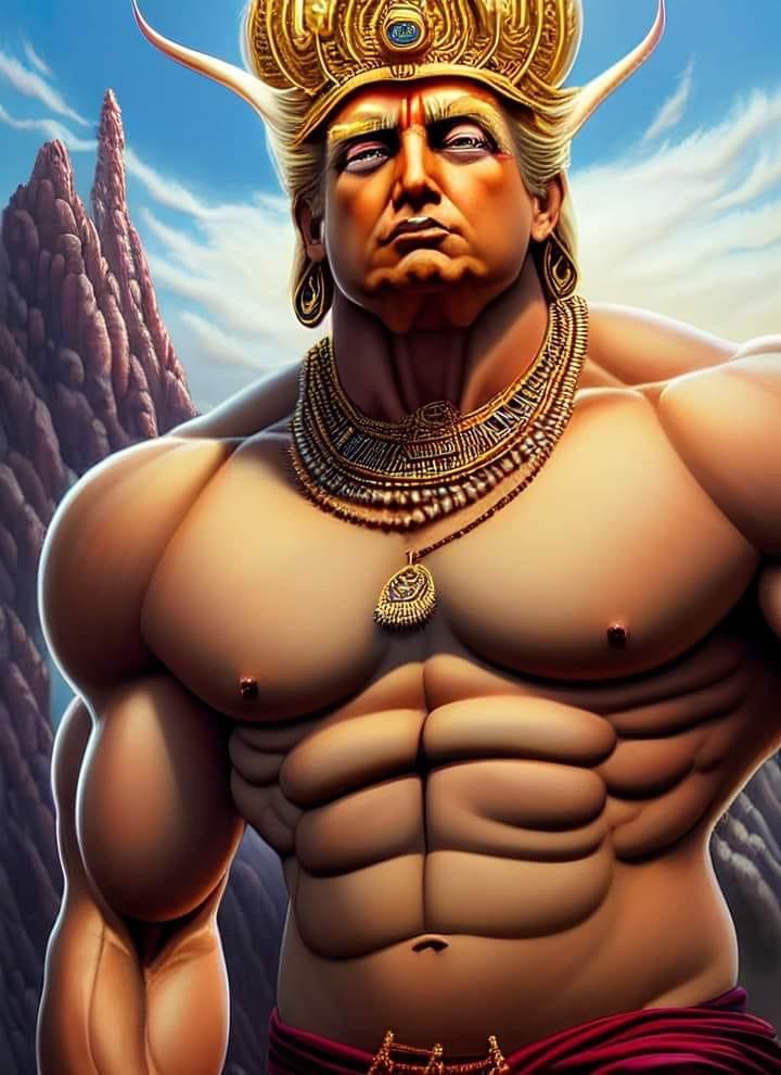 God Emperor Trump Blank Meme Template
