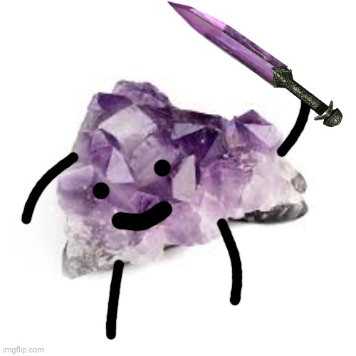 Samethyst, crystalline adventurer (FIXED) | made w/ Imgflip meme maker