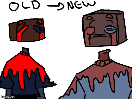 redrawing older ocs pt. 3: Torch!! | made w/ Imgflip meme maker