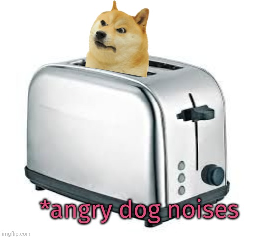 Toaster | *angry dog noises | image tagged in toaster | made w/ Imgflip meme maker