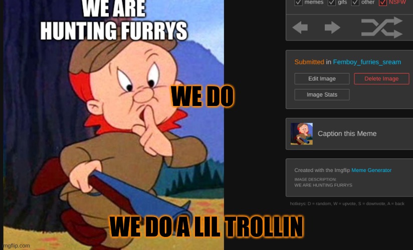 WE DO; WE DO A LIL TROLLIN | made w/ Imgflip meme maker