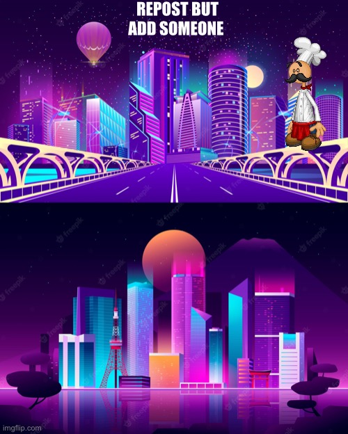 REPOST BUT ADD SOMEONE | made w/ Imgflip meme maker