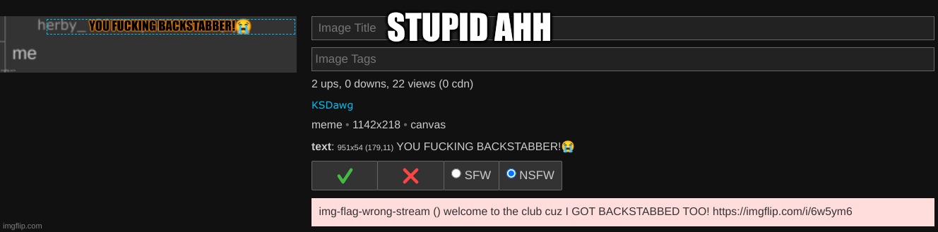 STUPID AHH | made w/ Imgflip meme maker
