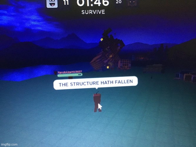 THE STRUCTURE HATH FALLEN | image tagged in the structure hath fallen | made w/ Imgflip meme maker