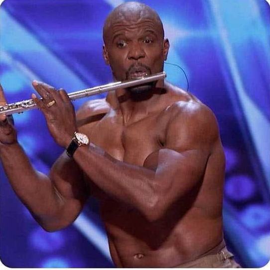 High Quality flute player Blank Meme Template