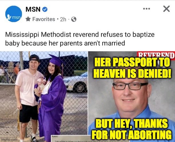 MAGA border patrol. | HER PASSPORT TO
HEAVEN IS DENIED! BUT HEY, THANKS FOR NOT ABORTING | image tagged in memes,maga,well christian but actually no | made w/ Imgflip meme maker
