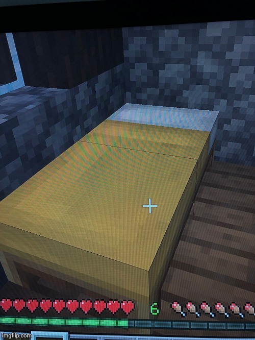 Wet bed | image tagged in wet bed,minecraft story mode | made w/ Imgflip meme maker