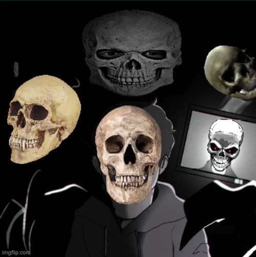 Skull's | image tagged in skull | made w/ Imgflip meme maker