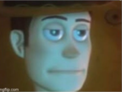High Quality Woody Dissappinted Stare Blank Meme Template