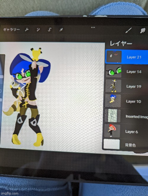 Here's Diona (Cookie's squid sister) in story mode 2! | made w/ Imgflip meme maker
