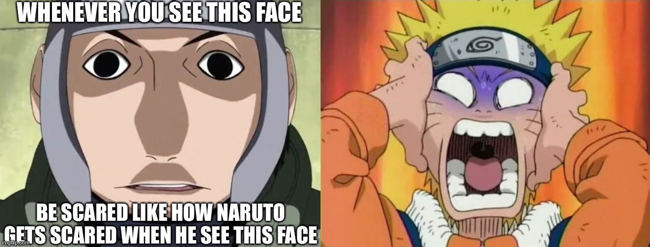 yamato naruto scary face