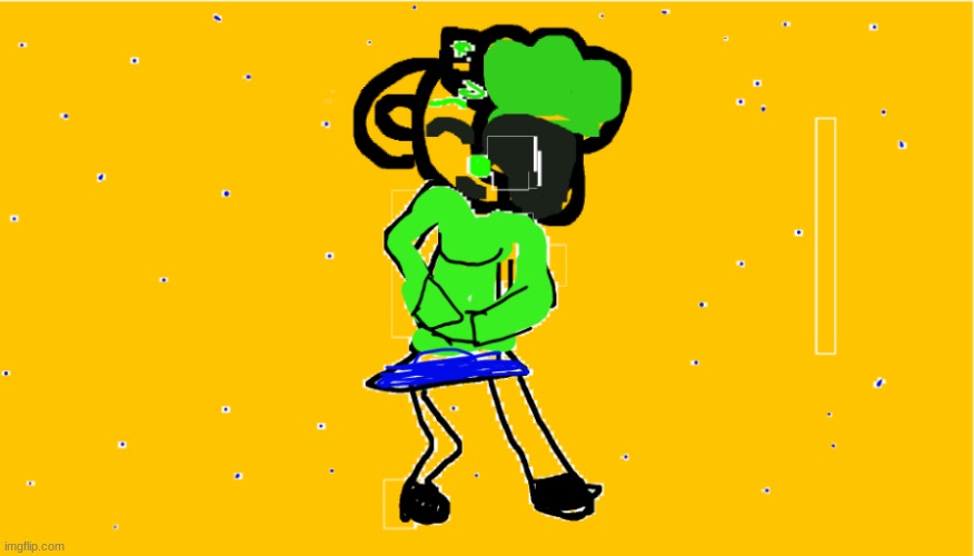 My cuphead oc! meet ChockyMint | image tagged in art,cuphead | made w/ Imgflip meme maker