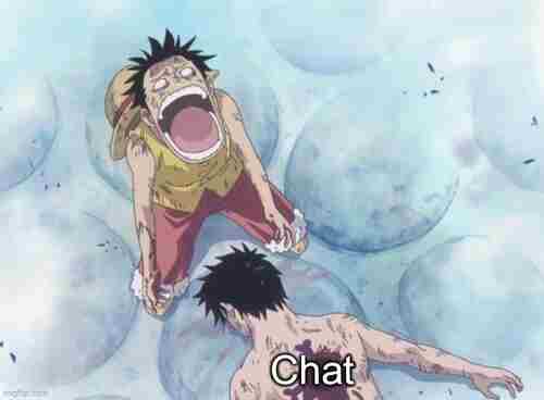 High Quality Dead chat one piece Blank Meme Template