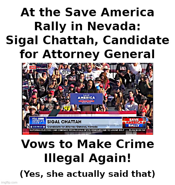 At The Save America Rally | image tagged in save america rally,nevada,attorney general,candidate | made w/ Imgflip meme maker